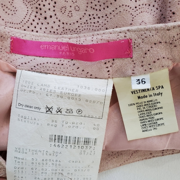 Emanuel Ungaro Lambskin skirt - Picture 4 of 4